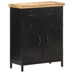 vidaXL Buffet 60x30x76 cm Bois de manguier brut