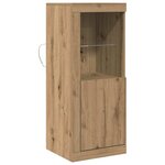 vidaXL Buffet Marron 41 x 37 x 100 cm Bois d'ingénierie