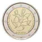 2 euros commémorative Finlande 2021 - Journalisme.