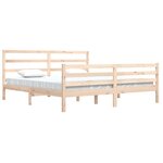 vidaXL Cadre de lit sans matelas bois massif de pin 200x200 cm