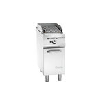 Grill pierre de lave série 900 - gaz - bartscher -  - acier inoxydable1battante 400x900x900mm