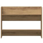 vidaXL Cabinets à chaussures muraux avec étagère 2 Pièces chêne artisanal