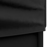 vidaXL Tente de réception pliable avec parois Noir 2x2 m