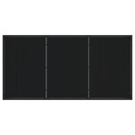 vidaXL Ensemble de salle à manger de jardin 5 pièces avec coussins Noir Rattan poly