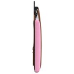 vidaXL Tête de lit suspendue Avec lumière LED Rose PU antique