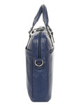 Sac ordinateur Architecte en cuir - KATANA - 1 compartiment - 15 pouces - L38.0 x H29.0 x P7.0 cm - 69357-Bleu marine