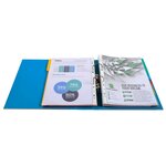 Classeur À Levier Prem'touch Intérieur Et Extérieur En Polypropylène - Dos 80mm - A4 Maxi - Bleu - X 10 - Exacompta