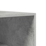 vidaXL Garde-robe Gris cement 100 x 50 x 200 cm Aggloméré