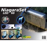 Ubbink Ensemble de cascade Niagara 60 cm LED avec pompe