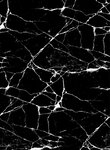 Tapis de salon MARBRE 80 x 150 cm - Noir