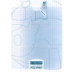 Cahier piqué POLYPRO 17x22 cm 96 p séyès 90g Incolore CALLIGRAPHE