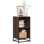vidaXL Bibliothèque chêne marron 40x35x76 cm bois d'ingénierie