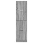 vidaXL Armoire apothicaire sonoma gris 40x41x144 5cm bois d'ingénierie
