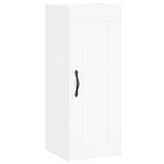 vidaXL Buffet haut Blanc 34 5x34x180 cm Bois d'ingénierie
