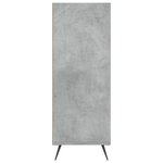 vidaXL Bibliothèque gris béton 69 5x32 5x90 cm bois d'ingénierie