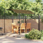 vidaXL Auvent de parasol 3x2 4 m Taupe 180 g/m²