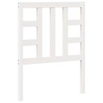 vidaXL Tête de lit Blanc 81x4x100 cm Bois massif de pin