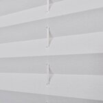 Vidaxl store plissé 110x125 cm blanc