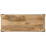 vidaXL Table console 118x38x76 cm Bois de manguier massif