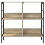 vidaXL Étagère Chêne Sonoma 82 x 32 x 79 cm Bois d'ingénierie