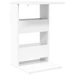 vidaXL Table d'appoint Blanc 40 x 35 x 60 5 cm Bois d'ingénierie