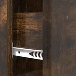 vidaXL Armoire à tiroirs Chêne fumé 33 x 34 5 x 90 cm