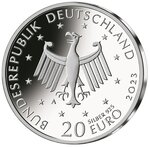 Pièce de monnaie 20 euro Allemagne 2023 A argent BE – Vicco Von Bülow (Loriot)