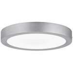 Plafonnier Lunar LED rond saillie 300mm 17W 230V blanc mat alu