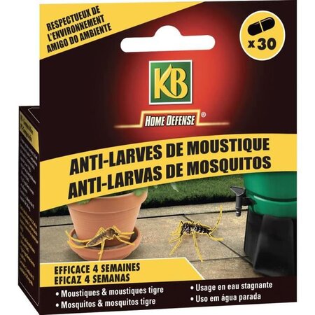 KB HOME DEFENSE Lavicide anti-moustiques - 2x15 capsules