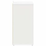 vidaXL Armoire à chaussures Blanc 60x35x70 cm Bois d’ingénierie