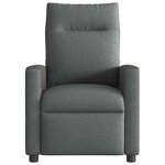 vidaXL Fauteuil inclinable Gris foncé 69 x 86 x 100 cm tissu