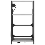 vidaXL Cabinet de chevet Gris Sonoma 40 x 27 x 76 cm Bois d'ingénierie