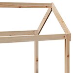 vidaXL Lit de jour avec toit 80x200 cm bois de pin massif