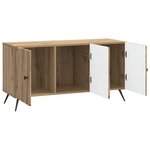 vidaXL Meuble TV 99 x 34 5 x 50 cm Chêne artisanal Bois d'ingénierie