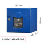 Boîte aux lettres soléa 1 porte bleu 5010 finition brillante