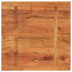 vidaXL Dessus de table 90x90x2 5 cm carré bois massif d'acacia