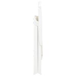 vidaXL Chaises inclinables de jardin lot de 2 Plastique Blanc