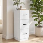 vidaXL Armoire à tiroirs 33 x 34 5 x 87 cm Bois d'ingénierie