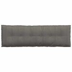 vidaXL Coussin de Dos Gris clair 160 x 50 cm Tissu en velours côtelé