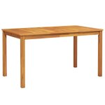 vidaXL Ensemble de salle à manger pour jardin Pliant 7 Pièces Marron