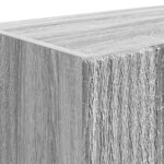 vidaXL Meuble TV mural Montage mural Gris Sonoma 59 5 x 31 x 100 cm