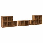 vidaXL Ensemble de meubles TV 8 Pièces Bois Ancien 37 x 35 x 72 cm