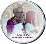 Pièce de monnaie en Argent 1 Dollar g 31.1 (1 oz) Millésime 2025 POPE LEO XIV