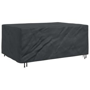 vidaXL Housse pour meubles Uni Noir 230 x 165 x 80 cm 600D