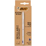 Stylo à bille cristal re'new  bleu bic