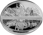 Pièce de monnaie en Argent 5 Dollars g 62.2 (2 oz) Millésime 2023 Three-Dimensional ARK OF NOAH 3D