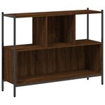 vidaXL Bibliothèque chêne marron 102x28x77 5 cm bois d'ingénierie