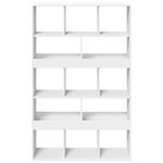 vidaXL Cloison de séparation blanc 100x33x156 5 cm bois d'ingénierie