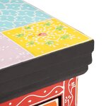 vidaXL Cabinet de chevet avec tiroir Multicolore 40 x 30 x 40 cm
