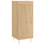 vidaXL Buffet Chêne sonoma 34 5x34x90 cm Bois d'ingénierie